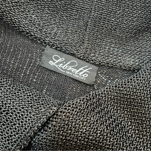 NWOT Libretto NYC Hand Loomed Black Knit Sweater - Picture 10 of 12